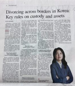 divorcing across borders in korea: key rules on custody and assets